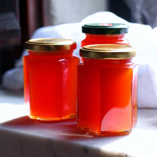 Rosehip and Apple Jelly