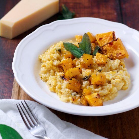 Butternut Squash and Sage Risotto