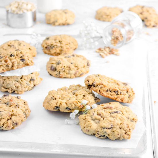 Oatmeal Raisin Pecan Cookies