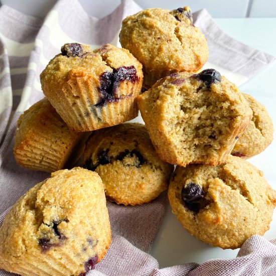 Healthy Blueberry Muffins