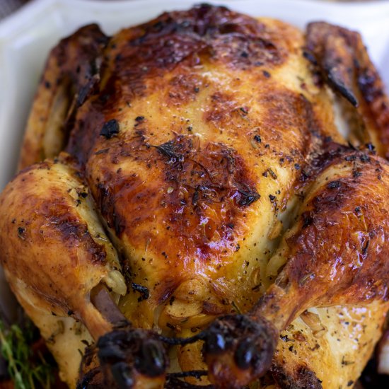 Simple Buttermilk Roast Chicken