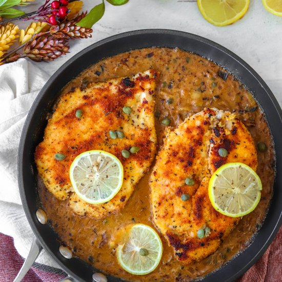 Healthy Chicken Piccata