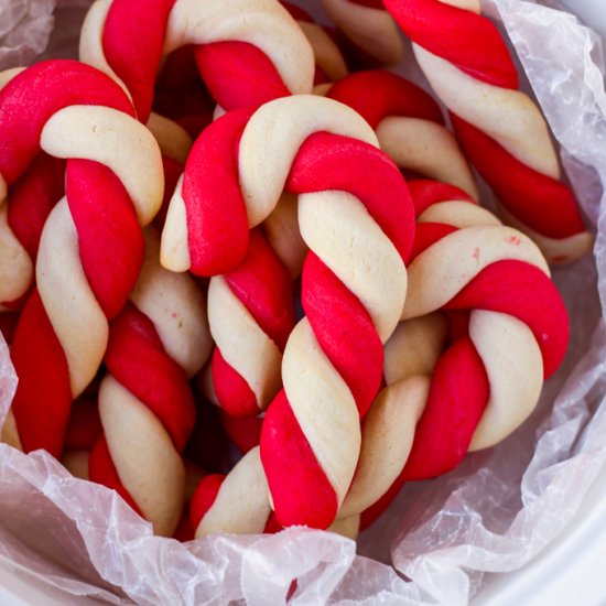 Candy Cane Cookies