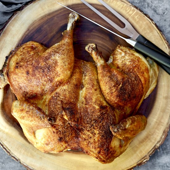 Butterflied Roast Chicken