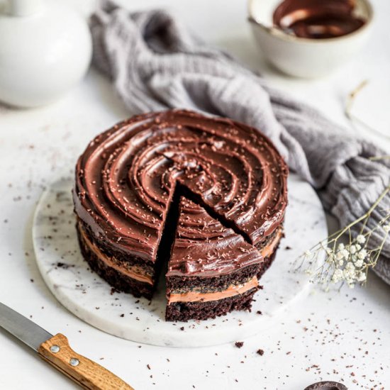 Chocolate Dulce De Leche Cake