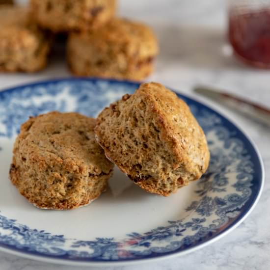 Date and Wheaten Scones