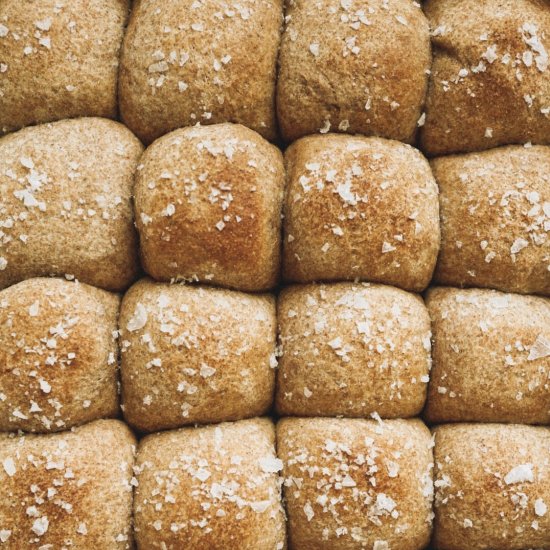 Soft Whole Wheat Dinner Rolls