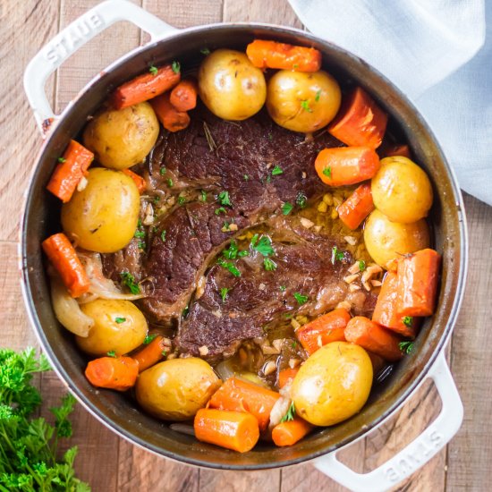 Pot Roast with Carrots and Potatoes