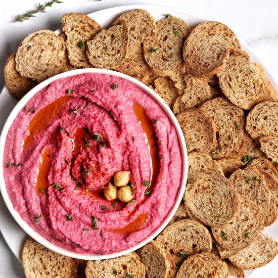 Creamy Beet Hummus