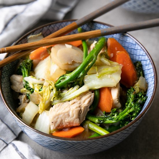 Chicken Cabbage Stir Fry