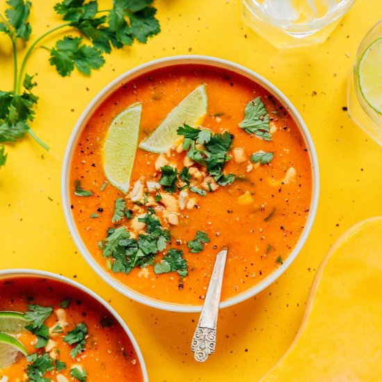 Curried Butternut Squash Soup