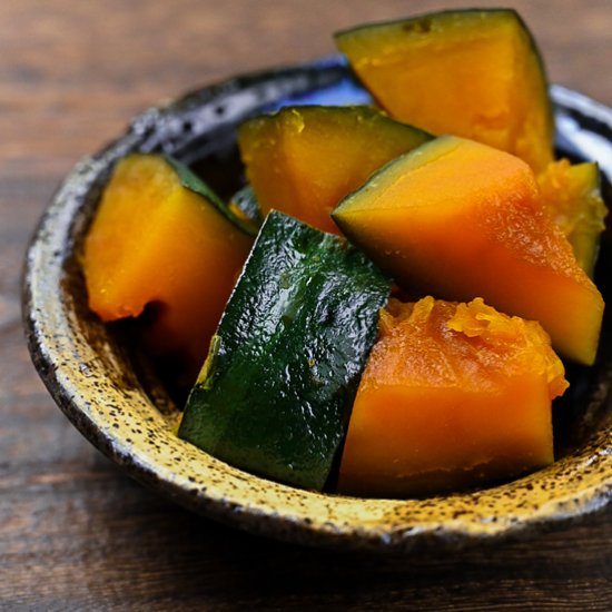 Japanese Simmered Kabocha Pumpkin