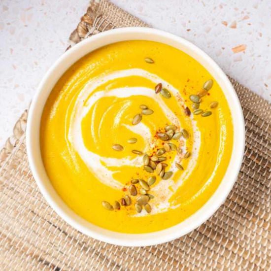 Brown “Butter” & Sage Pumpkin Soup