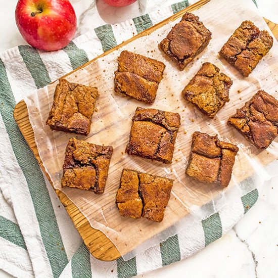 GF Apple Butter Snickerdoodle Bars