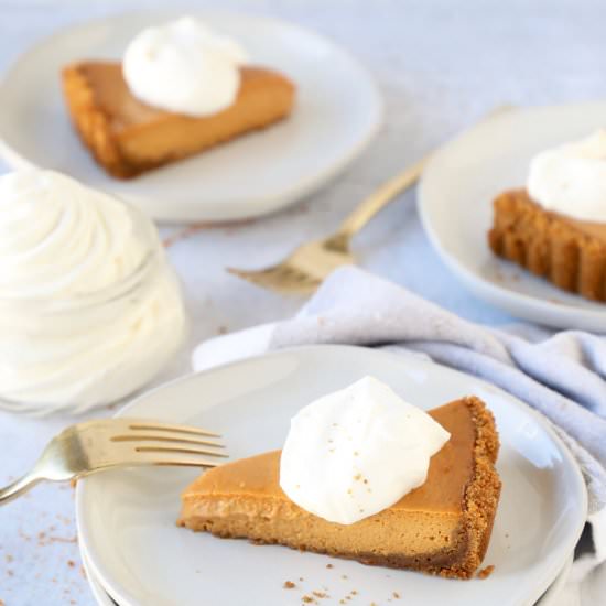 Pumpkin Gingersnap Tart