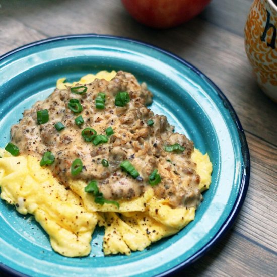 Eggs and Sausage Gravy