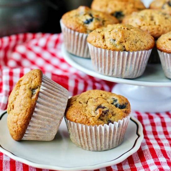 Date, Prune, & Dried Cherry Muffins