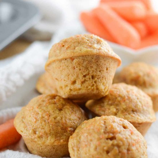 Mini Carrot Cake Muffins