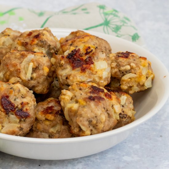 Pork Sage and Onion Stuffing Balls