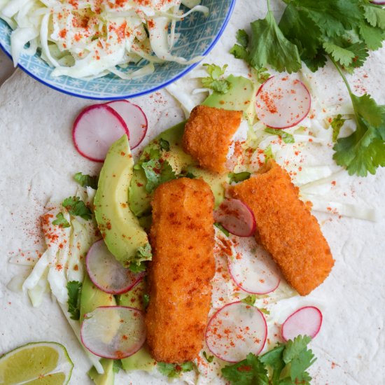 Fish Finger Taco Wraps