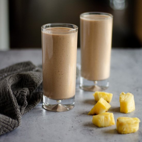 Chocolate Pineapple Smoothie