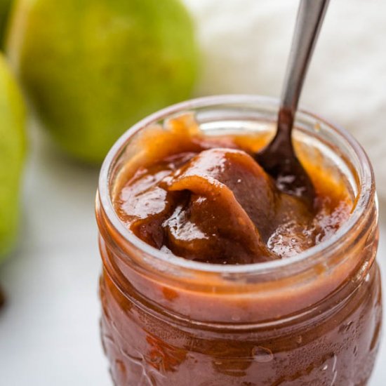 Spiced Honey Pear Butter