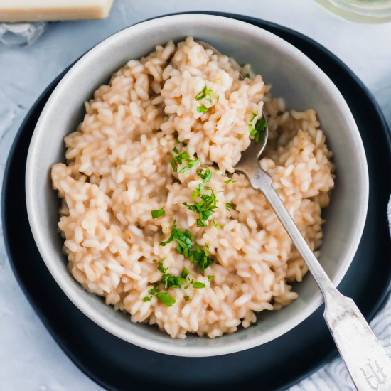 Roasted Garlic Risotto