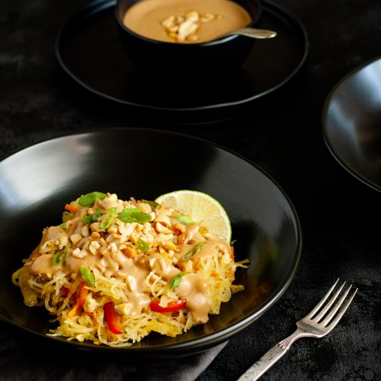 Spaghetti Squash Pad Thai