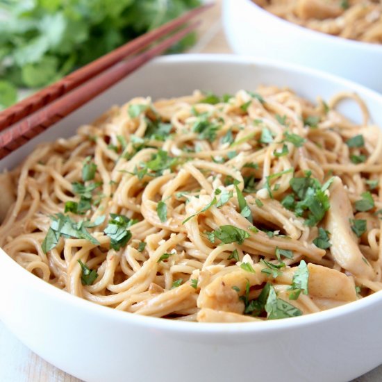 Thai Peanut Chicken Noodles