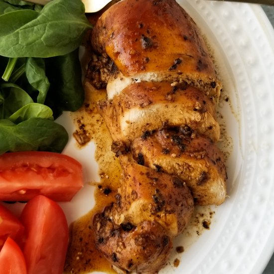 slow cooker balsamic chicken