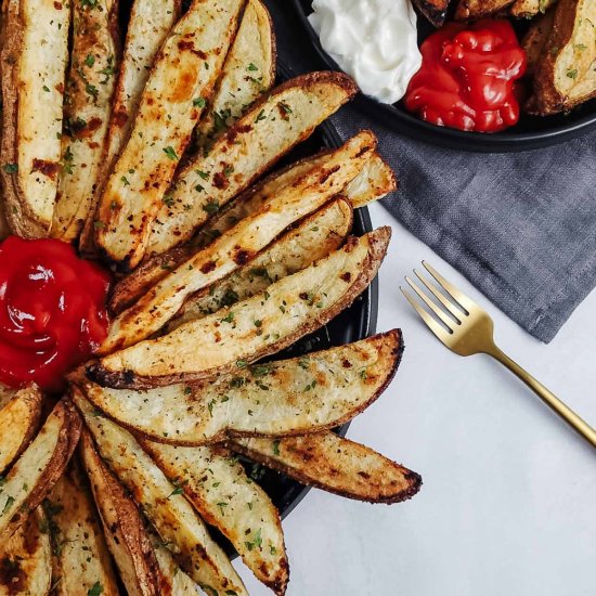 perfect crispy potato wedges