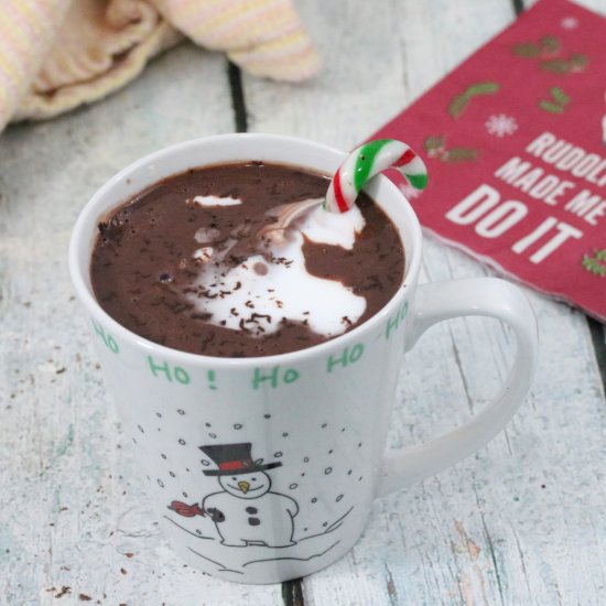 Dairy-Free Peppermint Hot Chocolate