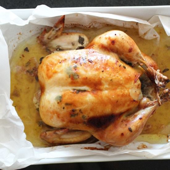 Baked Chicken in Parchment Paper