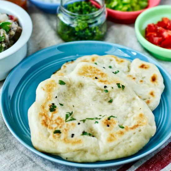 Matar Kulcha (Indian Flatbread)