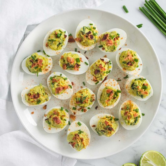 Deviled Eggs with Avocado