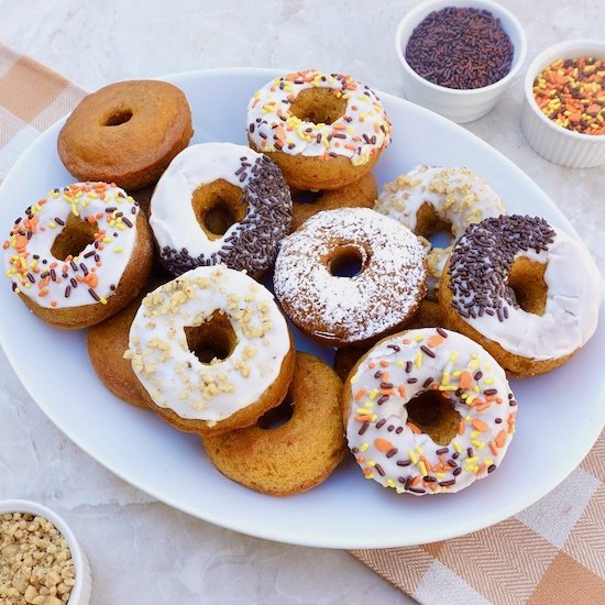 Pumpkin Baked Donuts