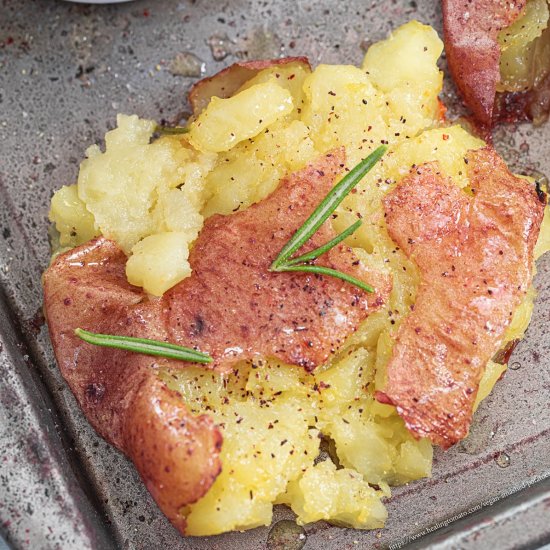 Vegan Smashed Potatoes