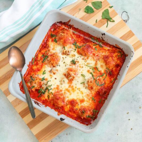 Vegetarian Meatball Casserole