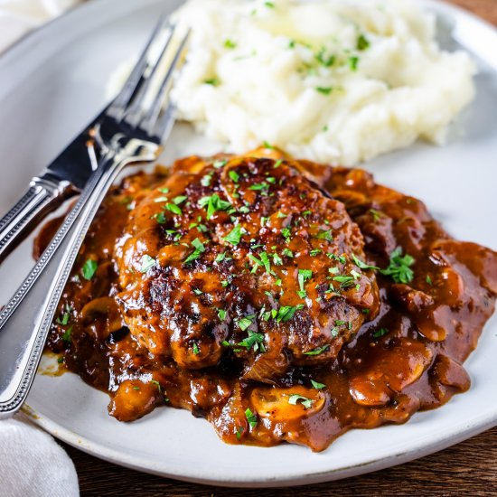 Easy Salisbury Steak with Gravy