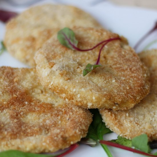 Breaded celeriac