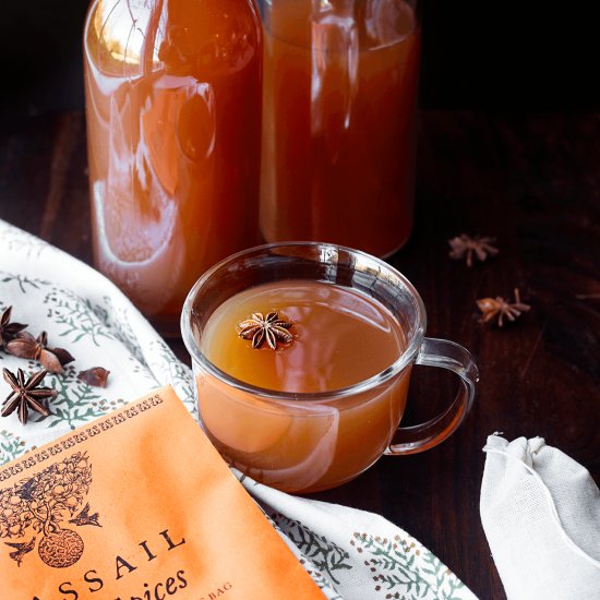 Crockpot Apple Cider And Wassail