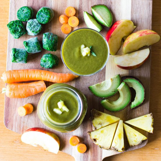 Tropical Creamy Green Smoothie