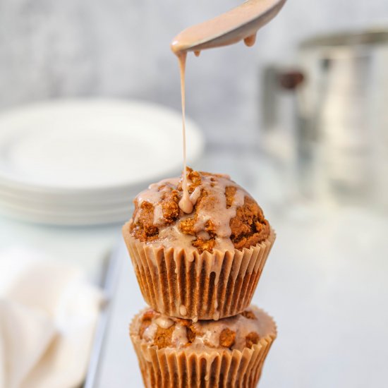 Healthy Chai Vanilla Maple Muffins