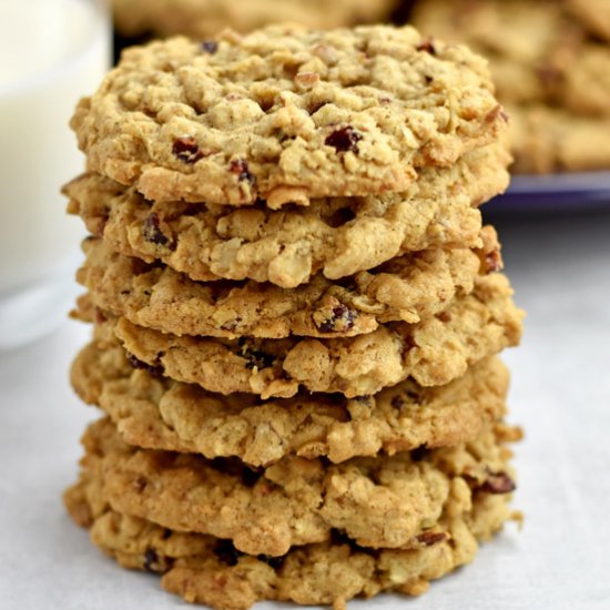 GF Cranberry Oatmeal Cookies