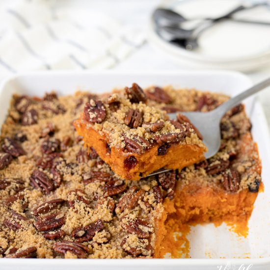 Sweet Potato Casserole With Pecans