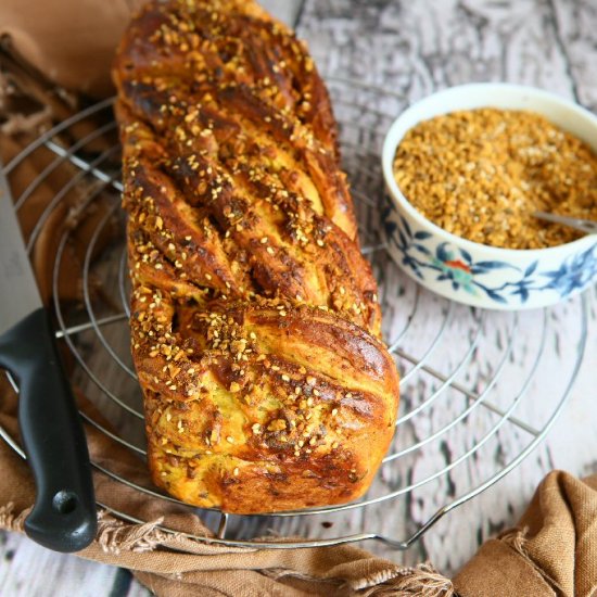 Pumpkin Dukkah Bread