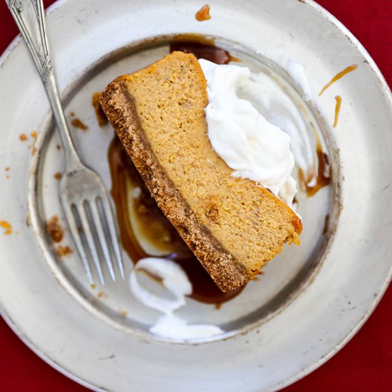 Small Batch Pumpkin Pie Cheesecake