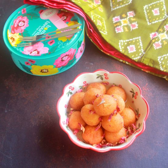 Semolina Gulab Jamun