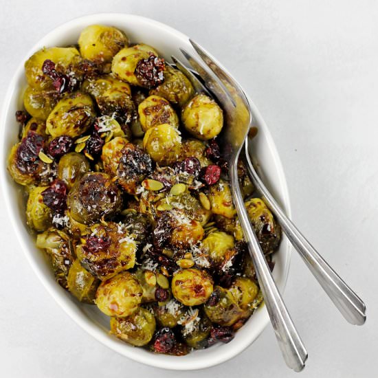 Smashed Brussels Sprouts