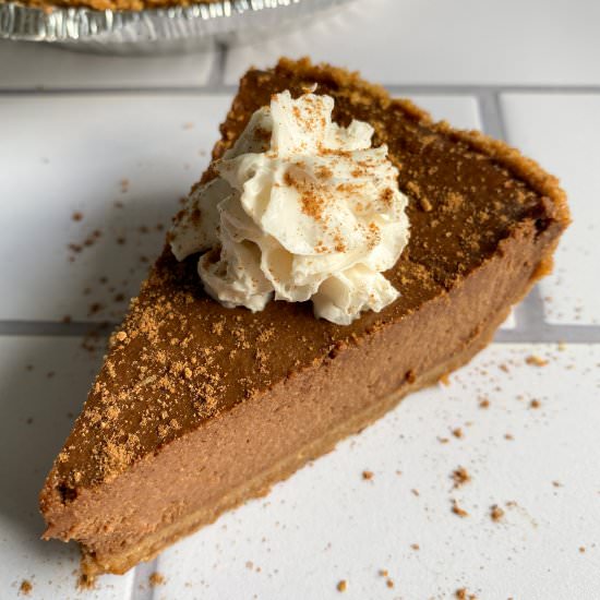 Healthy Chocolate Pumpkin Pie